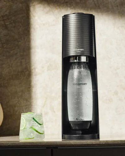 SodaStream Terra Nero Value Pack Metal, Plastic, Polyethylene terephthalate (PET) Black