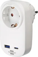 Steckdosenadapter + USB Charger PD 20W