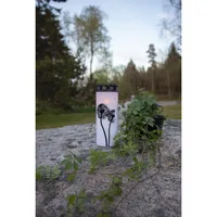 Star Trading LED Grabkerze Löwenzahn, Ø 7 x 21 cm, Weiss - Betriebsart: Akkubetrieb - Batteriebetrieb - Aussenanwendung: Ja - Höhe: 21 cm - Timerfunktion: Ja - Set: Nein - Farbe: Weiss