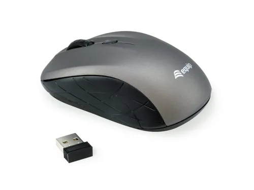 Equip Reisemaus Wireless USB-A LR schwarz