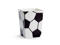 Partydeco Fingerfood-Schale Fussball 6 Stück - Produkttyp: Fingerfood-Schale - Materialtyp: Papier - Material: Papier - Detailfarbe: Schwarz - Weiss - Verpackungseinheit: 6 Stück