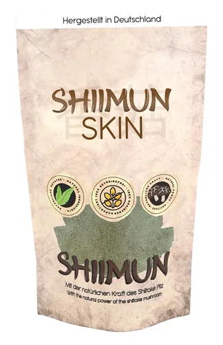 Bellfor Hunde-Nahrungsergänzung Shiimun Skin 50 g - Nahrungsergänzungstyp: Pulver - Tierbedürfnis: Haut & Fell - Zertifikate: Keine Zertifizierung - Packungsgrösse: 50 g - Produkttyp: Ergänzungsfutter - Cannabinoide: Keine