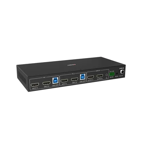 LINDY 2 Port Dual Head HDMI 4K60,USB3.0 KVM Switch