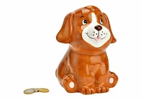 G. Wurm Spardose Hund 12 x 17 x 12 cm - Breite: 12 cm - Höhe: 17 cm - Länge: 12 cm - Produkttyp Geschenke: Spardosen - Motiv: Hund