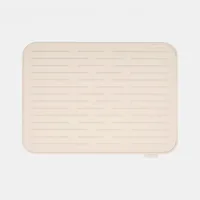 Brabantia Abtropfmatte Beige - Tiefe: 43.8 cm - Breite: 32.5 cm - Detailfarbe: Beige - Geschirrhalterung: Keine Halterung - Höhe: 0.9 cm - Produkttyp: Abtropfmatte