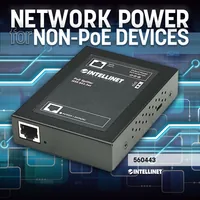 INTELLINET PoESplitter IEEE802.3at 57.5912V DC sw