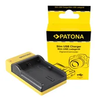 Patona Ladegerät Micro-USB Canon LP-E6 - Kompatible Hersteller: Canon - Display vorhanden: Nein
