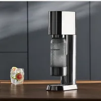 Sodastream Wassersprudler Enso mit Quickconnect und Flasche Silber - Breite: 16.1 cm - Höhe: 45 cm - Tiefe: 27.2 cm - Detailfarbe: Silber - Passender Zylinder: 60 l - Im Lieferumfang enthaltene Flaschen: 1