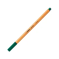 STABILO Fineliner point 88 Tannengrün - Strichstärke: 0.4 mm - Set: Nein - Verpackungseinheit: 1 Stück - Eigenschaft-Stift: Keine - Anwender: Schule - Büro - Erwachsene - Kinder - Fasermaler & Fineliner Art: Fineliner