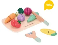 Spielba Holzspielwaren Spiel-Lebensmittel Gemüse-Set zum Schneiden - Kategorie: Lebensmittel - Altersempfehlung ab: 3 Jahren - Material: Holz - Nachhaltigkeit: Nicht angegeben
