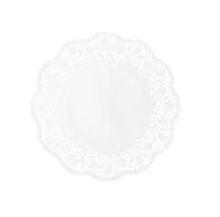 DEMMLER Tortenspitzen rund 3021100610 30cm, 6 Stück weiss