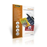 FELLOWES Laminiertasche A4 5601703 glanz, 80my, selbstkl. 25 Stk.
