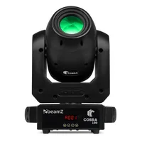 BeamZ Moving Head Cobra 100 - Typ: Moving Head - Leuchtmittel: LED - Ausstattung: Prisma - DMX-fähig - Funktionen: Andere - Spot