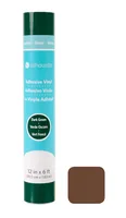 Silhouette Vinylfolie Glossy 30.5 cm Braun - Geeignet für Drucker: Nein - Detailfarbe: Braun - Aussenanwendung: Ja - Selbstklebend: Ja - Aufbügelbar: Nein - Folientyp: Vinylfolie
