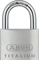 Abus Vorhängeschloss 64TI/50 Silber Aluminium - Schlossart: Schlüssel - Set: Nein - Aussenanwendung: Ja