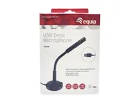 Equip Tischmikrofon USB-A Stecker 1.20m schwarz