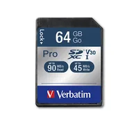 Verbatim Pro 64 Go SDXC UHS Classe 10