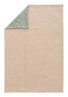 Urbanara Picknickdecke Mallur 130 x 190 cm - Apricot / Weiss - Breite: 130 cm - Material: Polyester - Baumwolle - Länge: 190 cm - Farbe: Apricot - Sportart: Outdoor