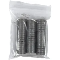 Creativ Company Haftmagnet 14.5 mm, 50 Stück - Detailfarbe: Schwarz - Verpackungseinheit: 50 Stück - Haftkraft: Keine Angaben