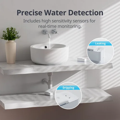 SwitchBot WLAN Wassermelder - mit Sensorkabel