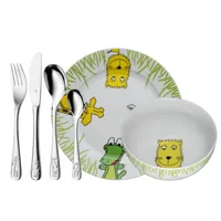 WMF 1280029964 Safari Kinder Geschirrset 6-teilig