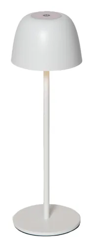 Star Trading Akku-Tischleuchte Ronda IP54, Warmweiss, Weiss - Dimmbar: nicht dimmbar - Lichtfarbe: Warmweiss - Zusätzliche Ausstattung: Ein/Aus-Schalter - Leuchtenfarbe: Weiss - Gesamtleistung: 1.7 W - Lampensockel: LED fest verbaut