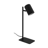 EGLO Leuchten Tischleuchte Tischleuchte CEPPINO Schwarz GU10 1 x 4.5W - Betriebsart: Netzbetrieb - Lampensockel: GU10 - Zusätzliche Ausstattung: Ein/Aus-Schalter - Gesamtleistung: 4.5 W - Dimmbar: nicht dimmbar - Lichtfarbe: Warmweiss (WW)