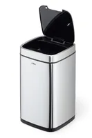 DURABLE Sensor Abfalleimer NO TOUCH 12l metallic silber