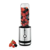 WMF Smoothie-to-go Küchen minis Silber - Motorleistung: 300 W - Funktionen: Ice Crushen - Smoothies - Detailfarbe: Silber - Fassungsvermögen: 0.6 l