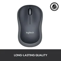 Logitech Mouse M185 Wireless Swift Grey INT Deutschland und Osteuropa Verpackung