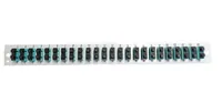 EFB Bestckte Frontblende mit 24 x SC Duplex Kupplung OM4 vertikal, grau