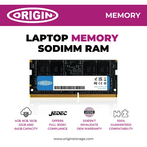 Origin Storage OM8G31600SO2RX8NE135 memoria 8 GB 1 x 8 GB DDR3 204-pin SO-DIMM