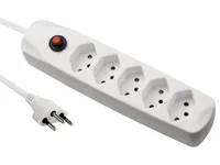 FURBER.power Steckdosenleiste mit Überlastschutz 5x T13 Weiss - Einsatzgebiet: Indoor - Detailfarbe: Weiss - Kinderschutz: Ja - Steckertyp Ausgang: T13 - Schalter: Nein - Steckdosenanzahl: 5