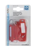 Rieffel 8034 SB/10 ROT key tag Red 10 pc(s)