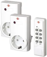 Funkschalt-Set RCS 1000 N Comfort (weiß, zwei Schaltsteckdosen, eine Fernbedienung)