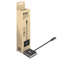 Club3D MST-Hub USB 3.2 Typ C > DPHDMI 4K60Hz StBu retail