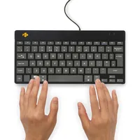 R-Go Tastatur Compact Break UK-Layout verkabelt schwarz