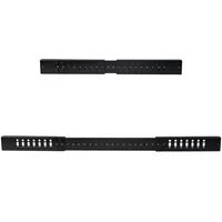 12U SERVER RACK - OPEN FRAME ADJUSTABLE DEPTH 4 POST RACK