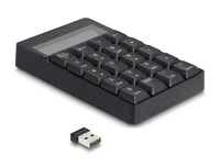 Delock Ziffernblock 2.4 GHz - Verbindungsmöglichkeiten: USB 2.0 - Detailfarbe: Schwarz