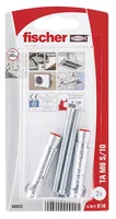 Fischer Schwerlastanker  TA M6 S / 10, 2 Stück - Bohrdurchmesser: 10 mm - Länge: 49 mm - Verpackungseinheit: 2 Stück - Für Material: Beton - Naturstein - Set: Ja