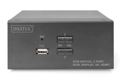 Digitus DS-12860 KVM switch Black