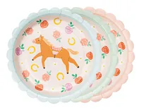 Partydeco Einwegteller Pferd 18 cm, 6 Stück - Produkttyp: Einwegteller - Materialtyp: Papier - Material: Papier - Detailfarbe: Mehrfarbig - Verpackungseinheit: 6 Stück