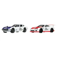 Hot Wheels Action Cars Premium Car Culture 2er-Pack – Ford/Toyota - Fahrzeugtyp: Action Car - Themenwelt: Hot Wheels - Altersempfehlung ab: 3 Jahren - Sandkastentauglich: Keine Angaben