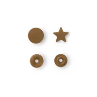 Prym Druckknöpfe Color Snaps Stern, Gold, 12.4 mm, 30 Stück - Detailfarbe: Gold