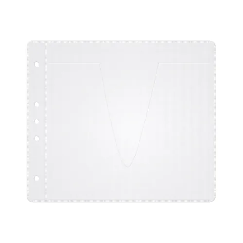 MediaRange Vliestaschen für 2 Disc weiß 50er Pack
