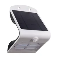 EGLO Leuchten Lamozzo LED Aussenwandleuchte IP54 Sensor weiss 4000K - Betriebsart: Akkubetrieb - Solarbetrieb - Smart Home: Nicht kompatibel - Dimmbar: nicht dimmbar - Produkttyp: Outdoor Wandleuchte - Lichtsensor (Dämmerung): Ja - Timerfunktion: Keine An