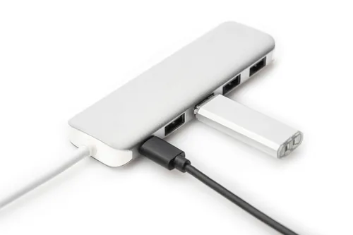 USB Type-C™ 4-Port Hub (USB 3.0) + PD, USB-Hub