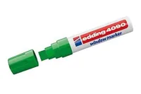 edding Kreidemarker 4090 Grün - Strichstärke: 4 mm - Verpackungseinheit: 1 Stück - Oberfläche: Glas - Kreidetafel - Set: Nein - Detailfarbe: Grün - Eigenschaft-Stift: Lichtbeständig