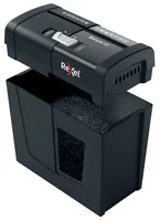 Rexel Aktenvernichter Rexel Secure X6, bis zu 6 Blatt - Vernichtbare Aktentypen: Papier - Heftklammern - Büroklammern - Schnittart: Partikelschnitt - Sicherheitsstufe: 4 - Schnittausgabe: 4 x 40 mm - Blattkapazität: 6 Seiten - Zufuhrautomatik: Ja