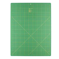 Prym Schneidematte 45 x 60 cm, Einteilung - cm/inch - Verpackungseinheit: 1 Stück - Detailfarbe: Gelb - Grün - Produkttyp: Schneidematte